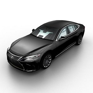 3D lexus ls 500h