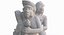 Monkey Family Statue
