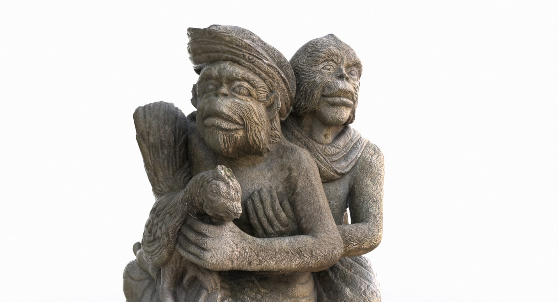 balinese monkey family statue model https://p.turbosquid.com/ts-thumb/vC/W7u7yP/DrXzMmID/thumb_01/jpg/1548856130/1920x1080/fit_q87/4bfa3550aef2cf70f040c2f192b523dee79bd297/thumb_01.jpg