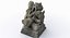 Monkey Family Statue