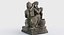 Monkey Family Statue