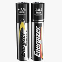 Two Detailed Energizer Batteries