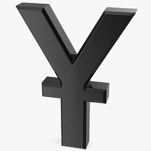 Chinese Yuan Currency Symbol Plastic