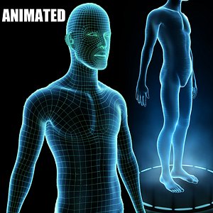 Human Hologram Male