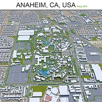Anaheim City in California USA