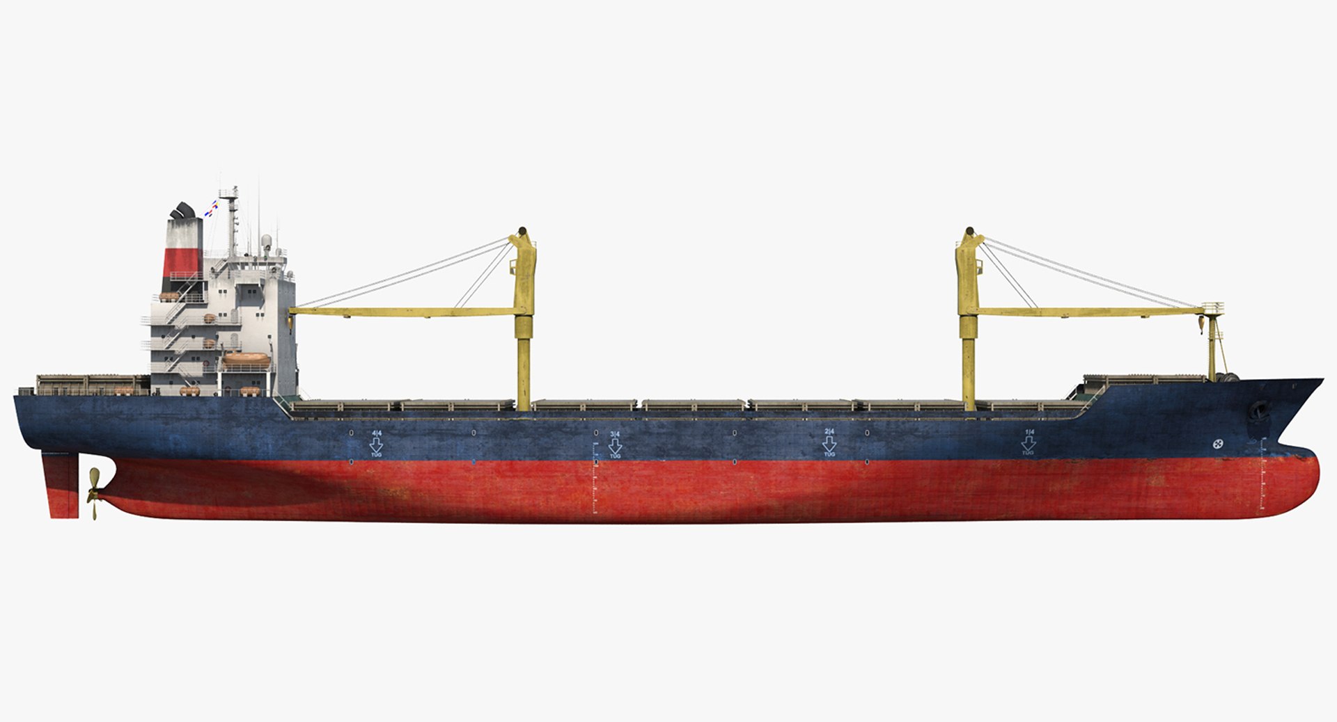 Sea Cargo Ship Generic 3D model preview