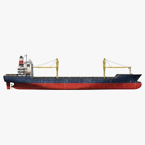 sea cargo ship generic 3d model
