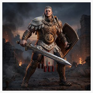 Imperial Legionnaire Elite Vanguard Brute 3D model