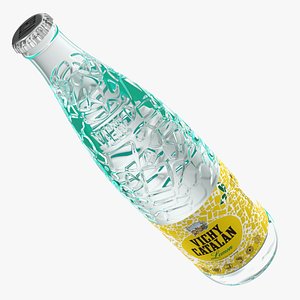 Mineral Water Vichy Catalan Lemon 3D