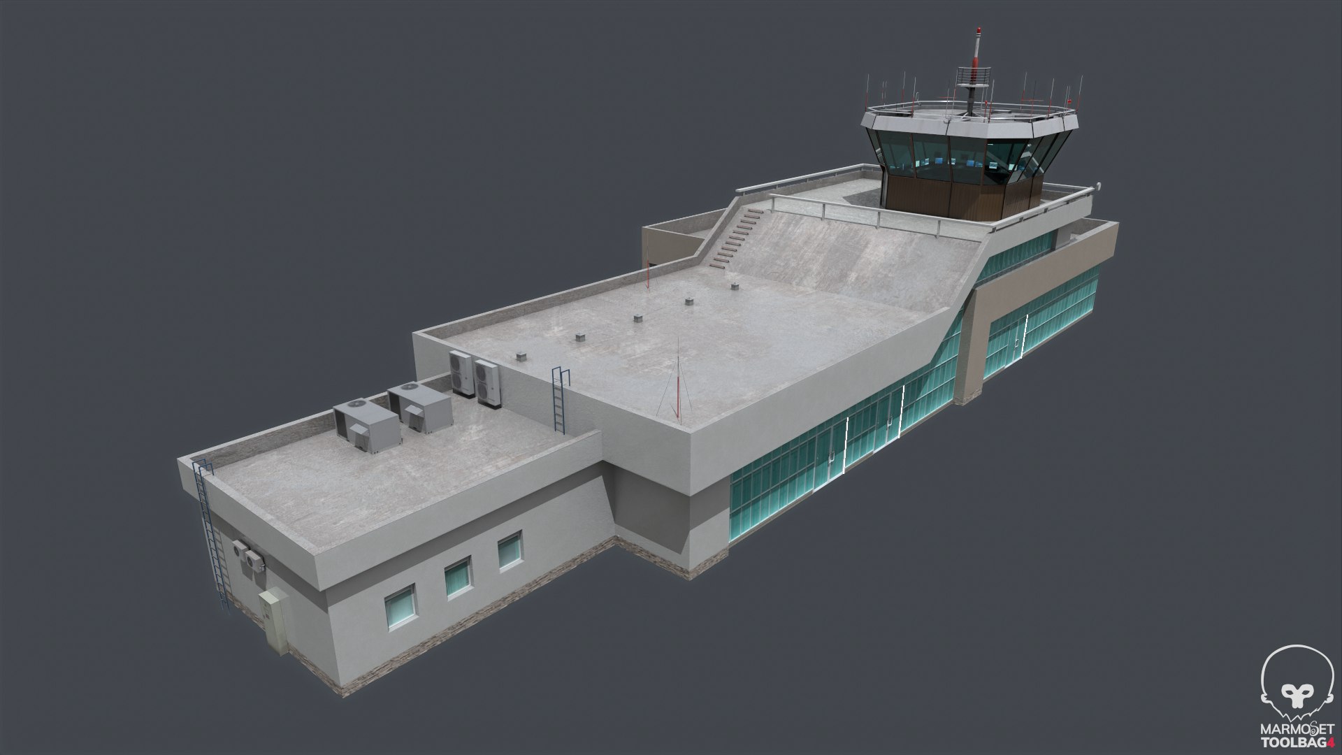 Airport Terminal 3D Model - TurboSquid 2099143