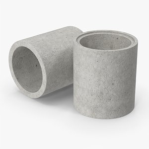 Two Concrete Pipes