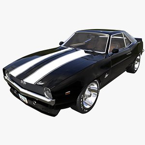 Chevrolet Camaro SS 1969 Low-poly