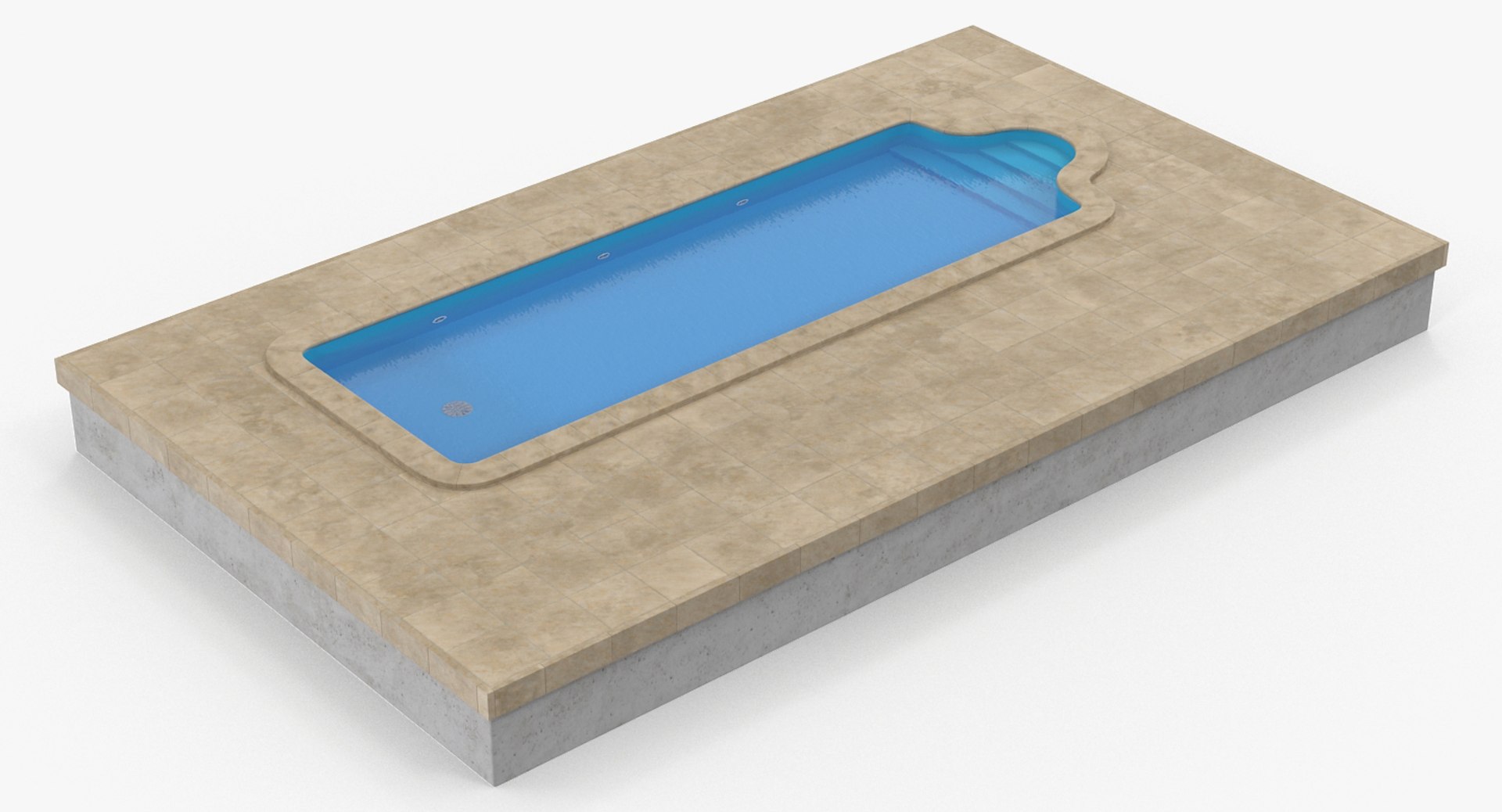Swimming Pool 3D model preview