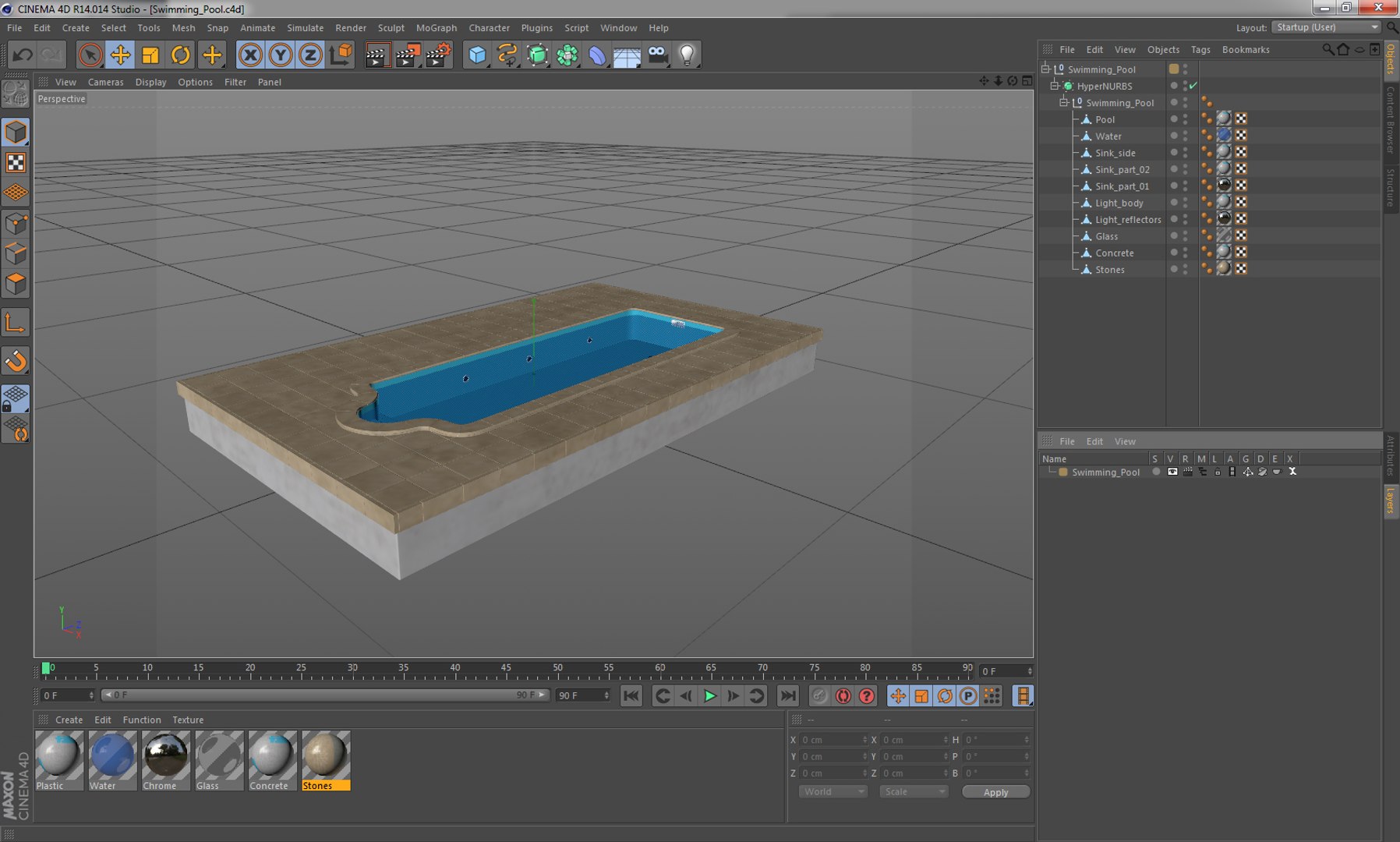 Swimming Pool 3D Model - TurboSquid 1221519