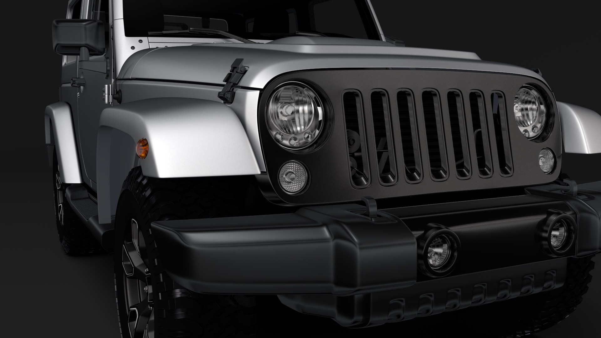 Jeep Wrangler Smoky Mountain 3D Model - TurboSquid 1238442