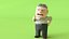 3D Model of Carl Fredricksen - Up Movie