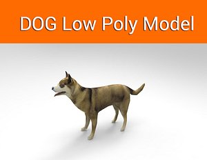 dog ready 3d model