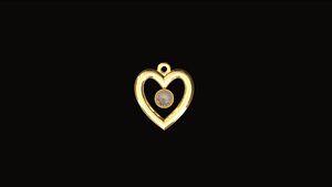 3D charm earrings
