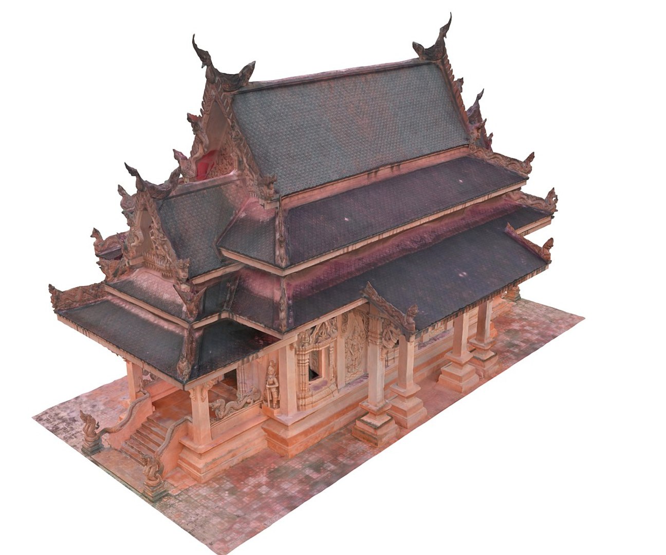 Ancient Temple 16 K 3D Model - TurboSquid 1252034