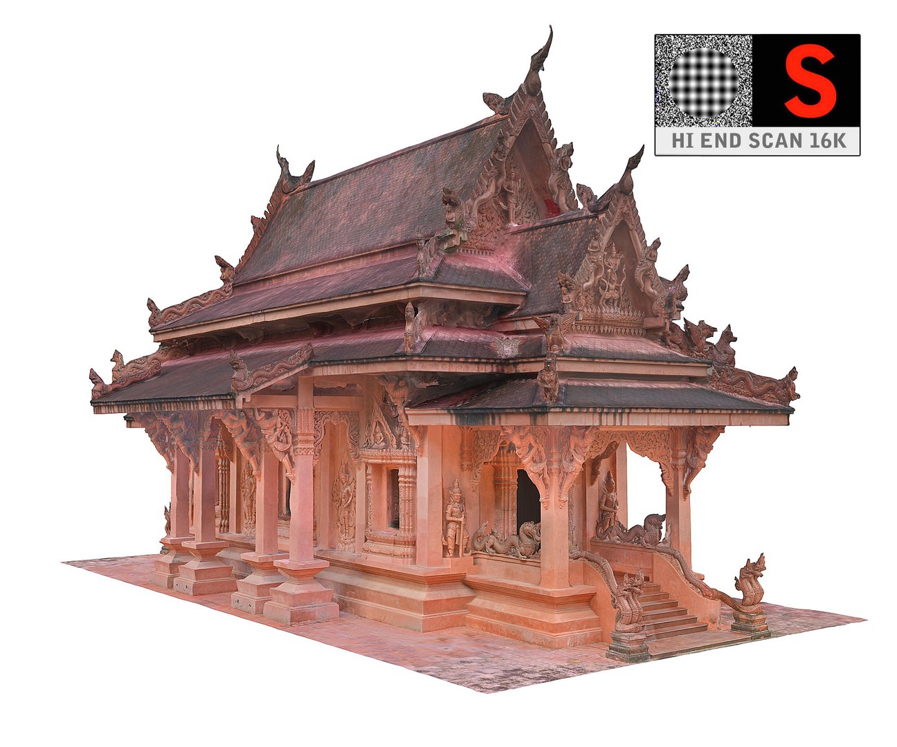 Ancient Temple 16 K 3D Model - TurboSquid 1252034