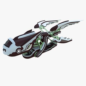 SpaceShip-Royal Airship Low-poly 3D model