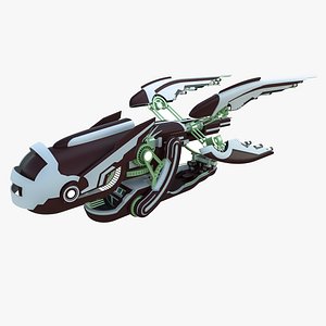SpaceShip-Royal Airship Low-poly 3D model