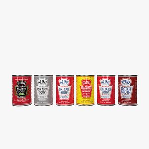 Painted Heinz Cans