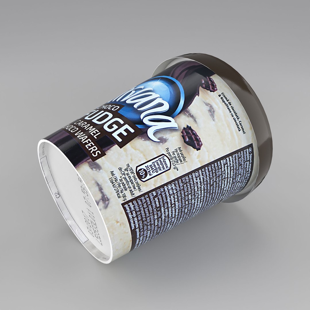 Ice Cream Nirvana Choco Fudge Model - TurboSquid 1831380