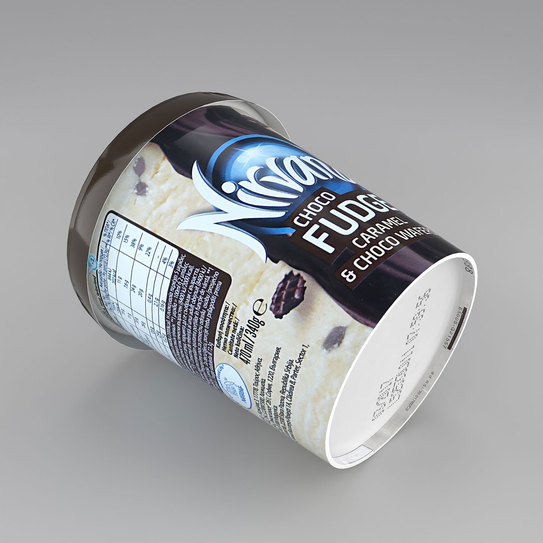 Ice Cream Nirvana Choco Fudge Model - TurboSquid 1831380