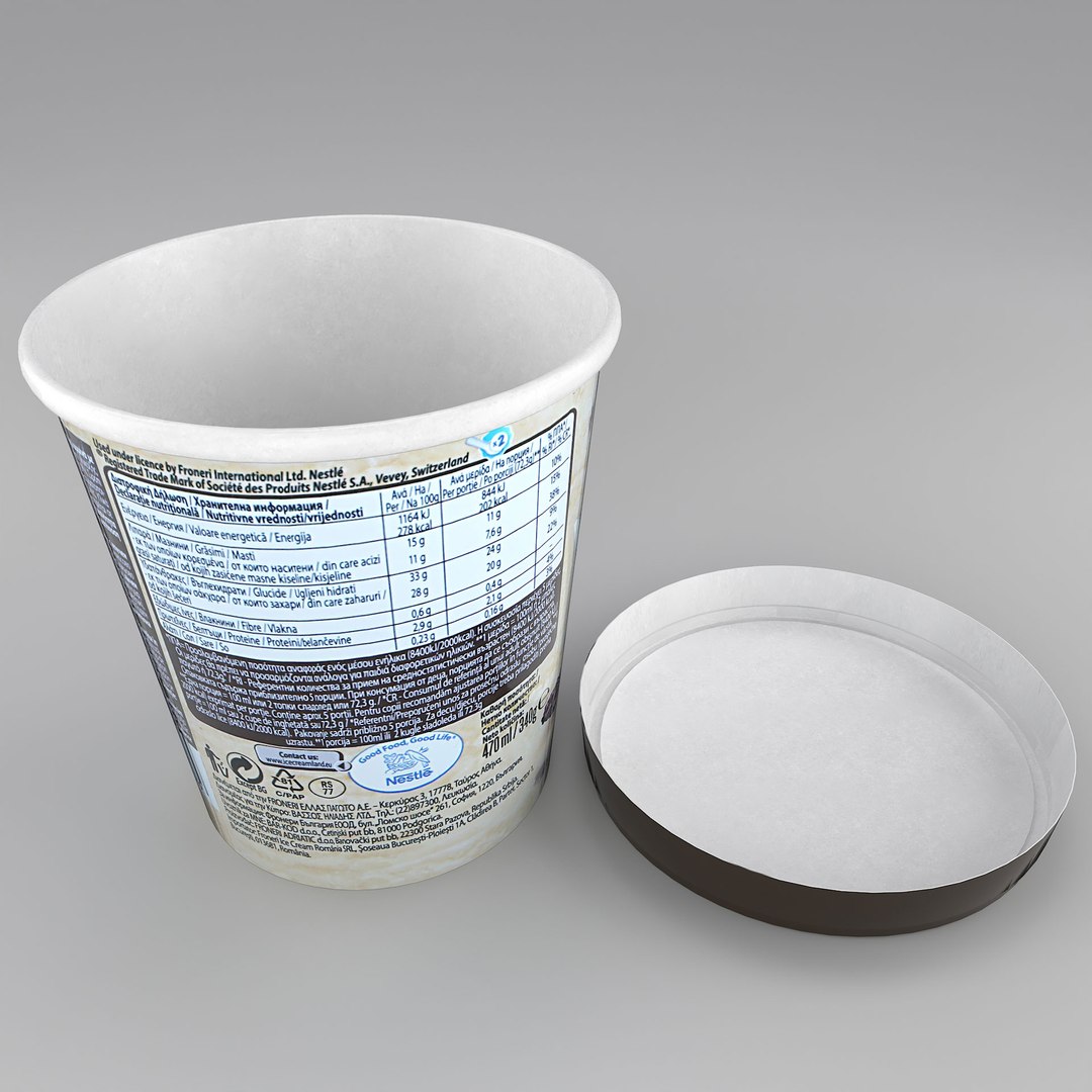Ice Cream Nirvana Choco Fudge Model - TurboSquid 1831380