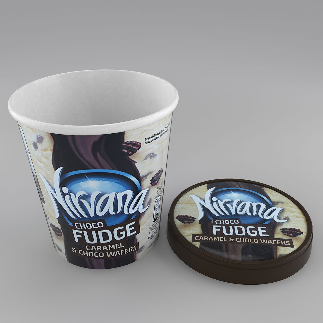 Ice Cream Nirvana Choco Fudge Model - TurboSquid 1831380