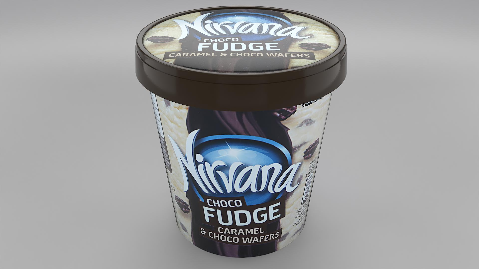 Ice Cream Nirvana Choco Fudge Model - TurboSquid 1831380