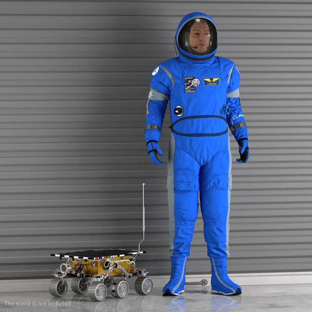 Boeing Spacesuit Astronaut Standing 3D - TurboSquid 1392206