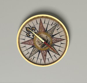 old compass 3d model
