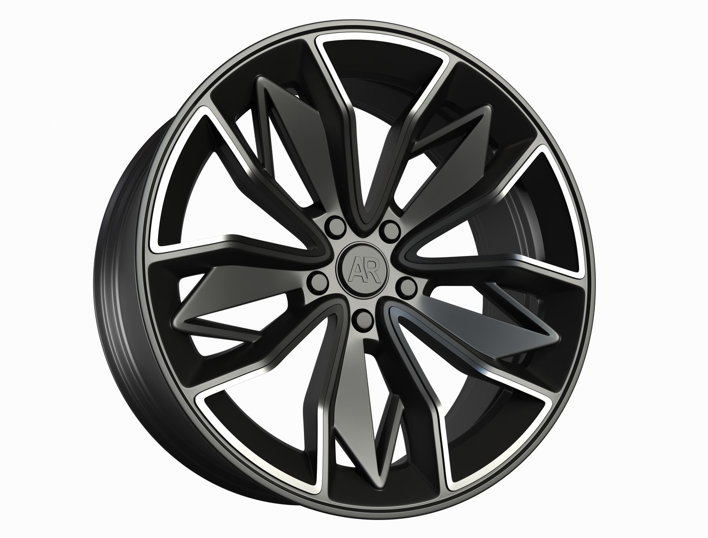 3D Car Rim Model - TurboSquid 2333092