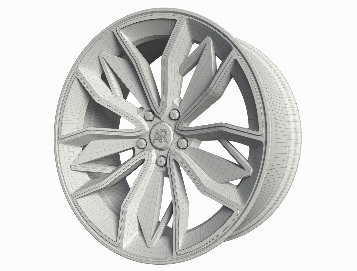 3D Car Rim Model - TurboSquid 2333092