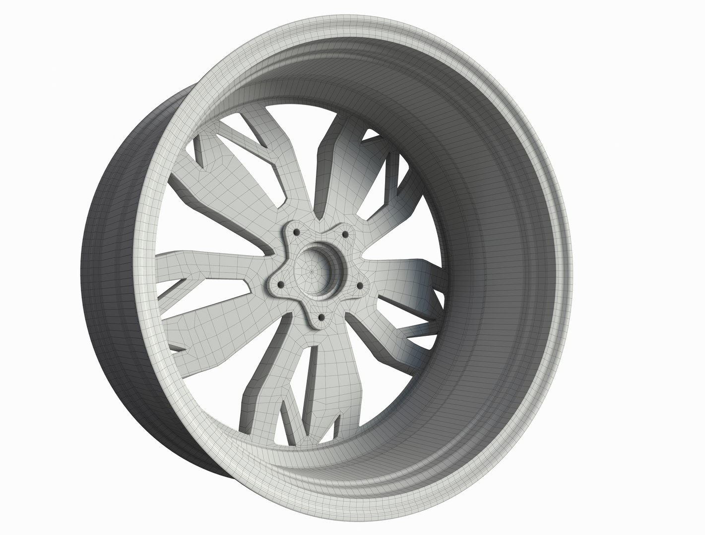3D Car Rim Model - TurboSquid 2333092