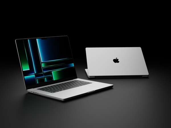 Apple MacBook Pro 16 インチ 2023 公式デザイン3Dモデル - TurboSquid 