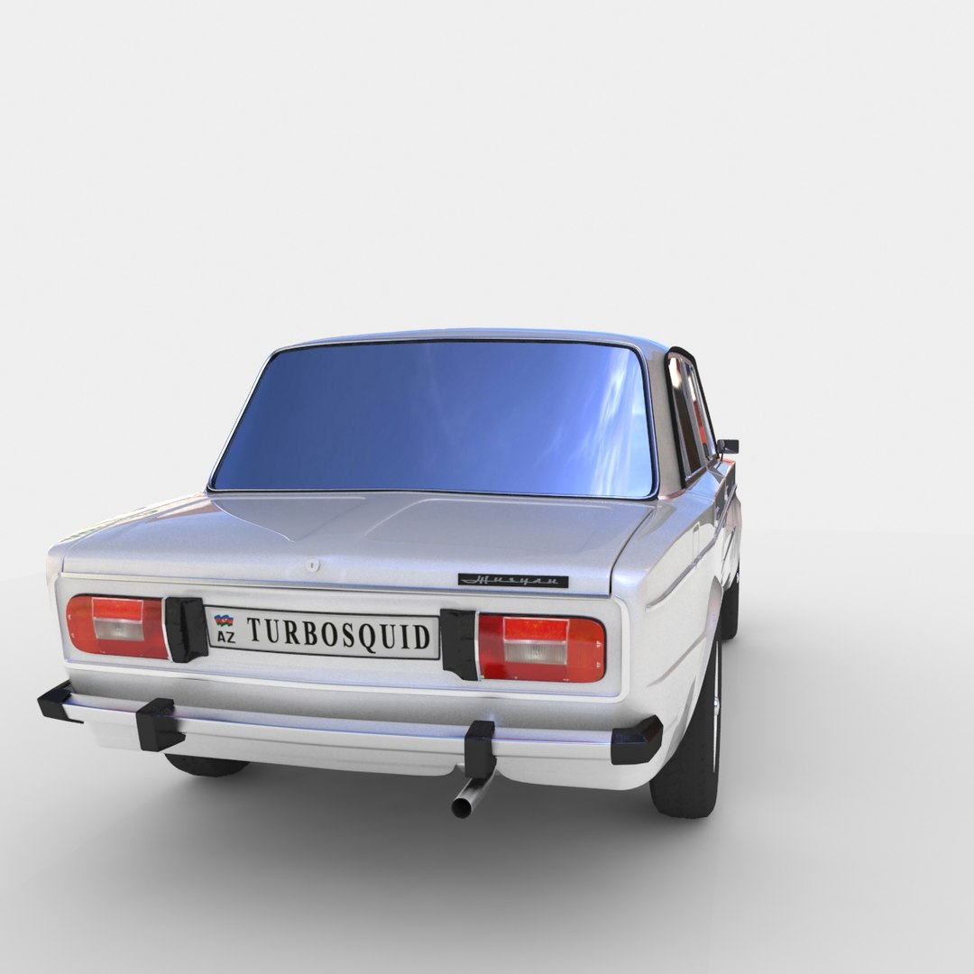 3d Model Car Russian Vaz 2106