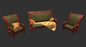 furniture set 3D model