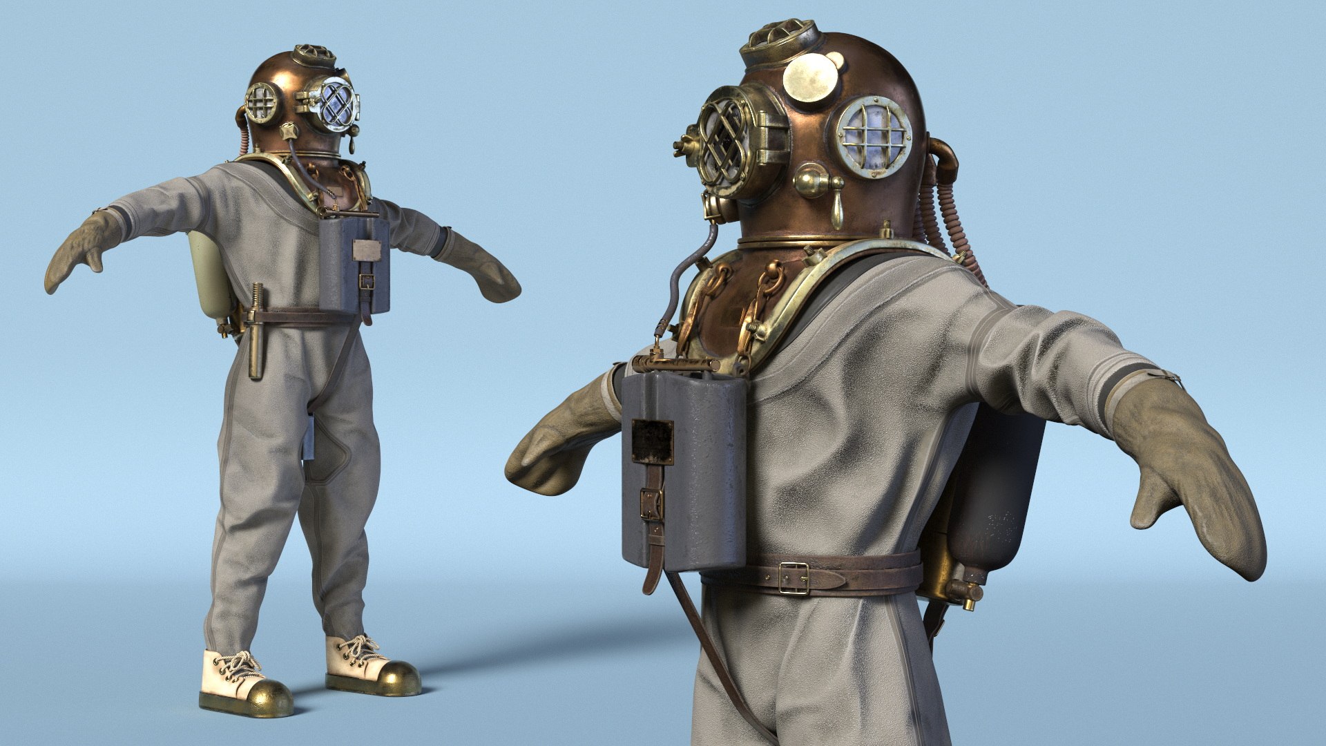 3D Vintage Diving Dress with Air Tank T Pose Brass https://p.turbosquid.com/ts-thumb/vD/RaENFL/Pz/vintage_diving_dress_with_air_tank_t_pose_brass_004/jpg/1768811103/1920x1080/fit_q87/4b9fb4410cf7581a1000d0b6b112fad1fcbb2e90/vintage_diving_dress_with_air_tank_t_pose_brass_004.jpg