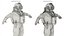 Vintage Diving Dress with Air Tank T Pose Brass