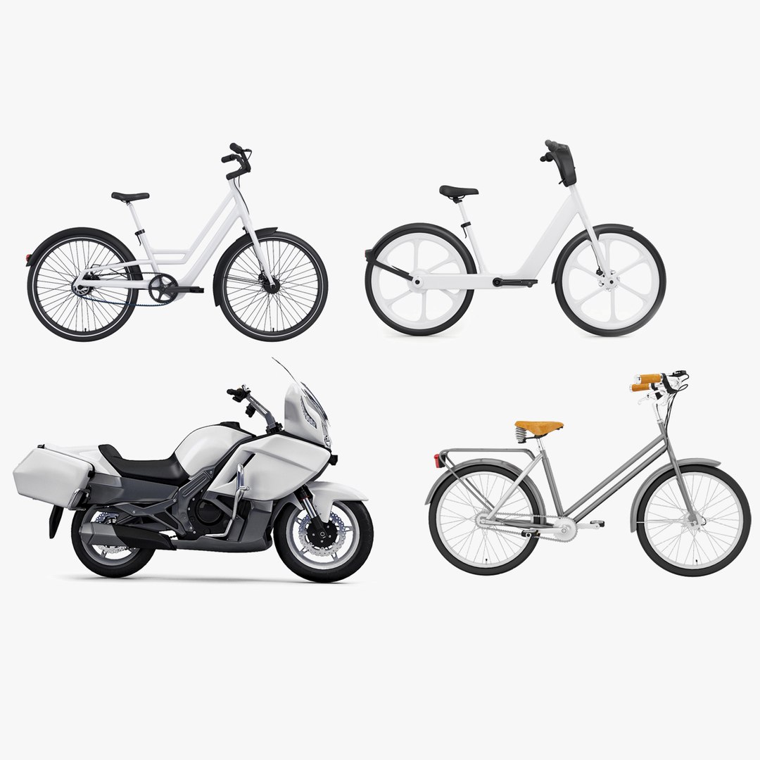 Bikes Collection 4 In 1 3D - TurboSquid 2035323