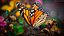Vol animé Monarch Butterfly truqué pour Maya
