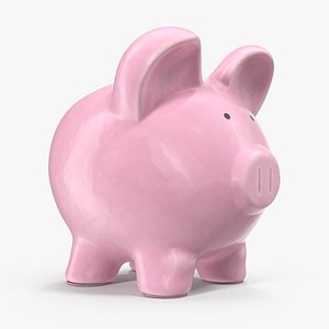 3D model ceramic piggy bank