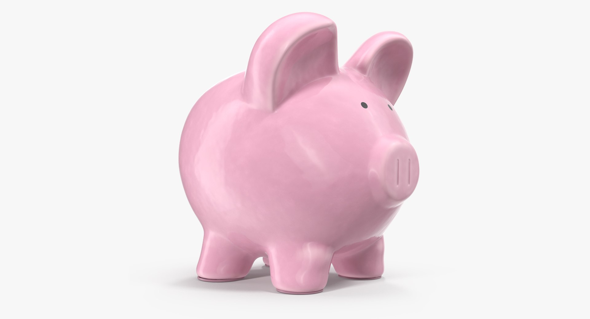 Ceramic Piggy Bank 3D Model 3D model preview