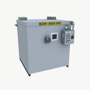 Blow back unit 3D