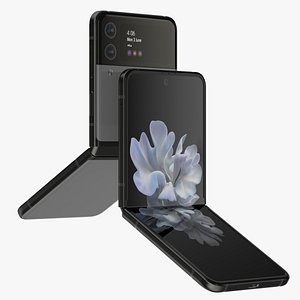 Samsung Galaxy Z Flip 3 Gray 3D