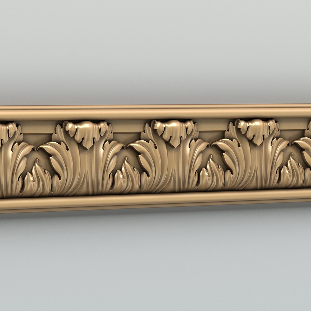 decorative molding 3d max