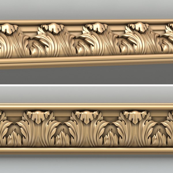 decorative molding 3d max